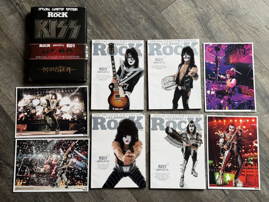 KISS Magazine Classic Rock Magazine 8pc Box Set w/ Prints Nov 2012 Vintage Kiss