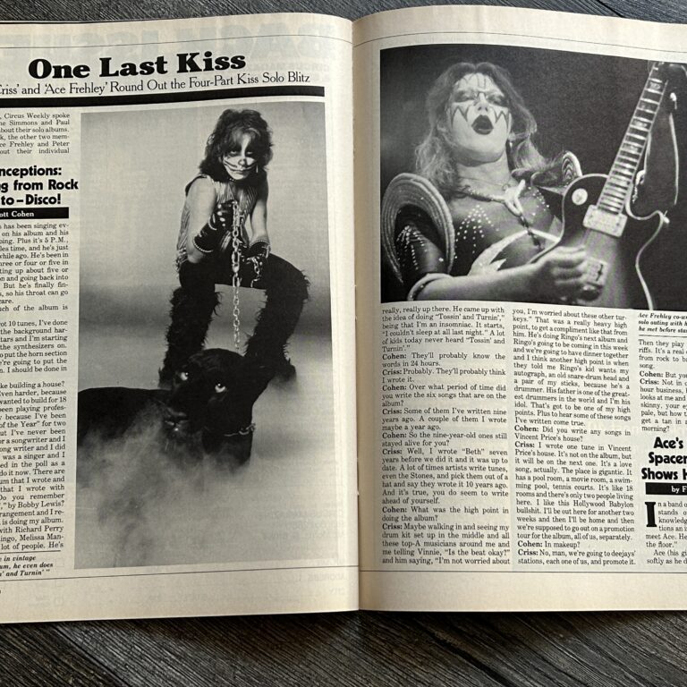 Kiss Magazine CIRCUS Oct 1978 Vintage Kiss Aucoin Queen Freddie Led Zep Heart