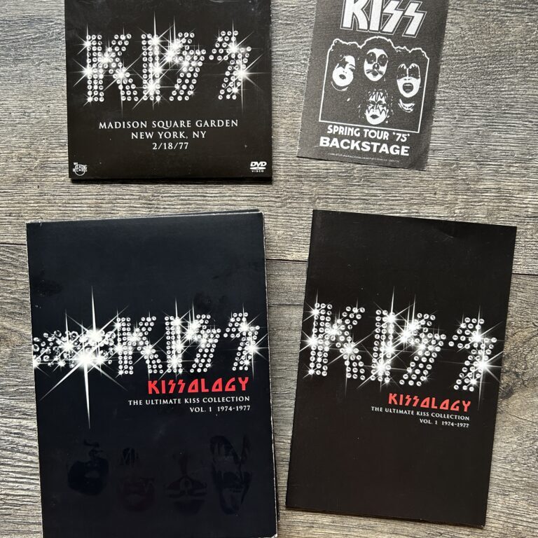KISS DVD Kissology Volume 1 BOX PACKAGE & INSERTS ONLY NO DISCS Aucoin