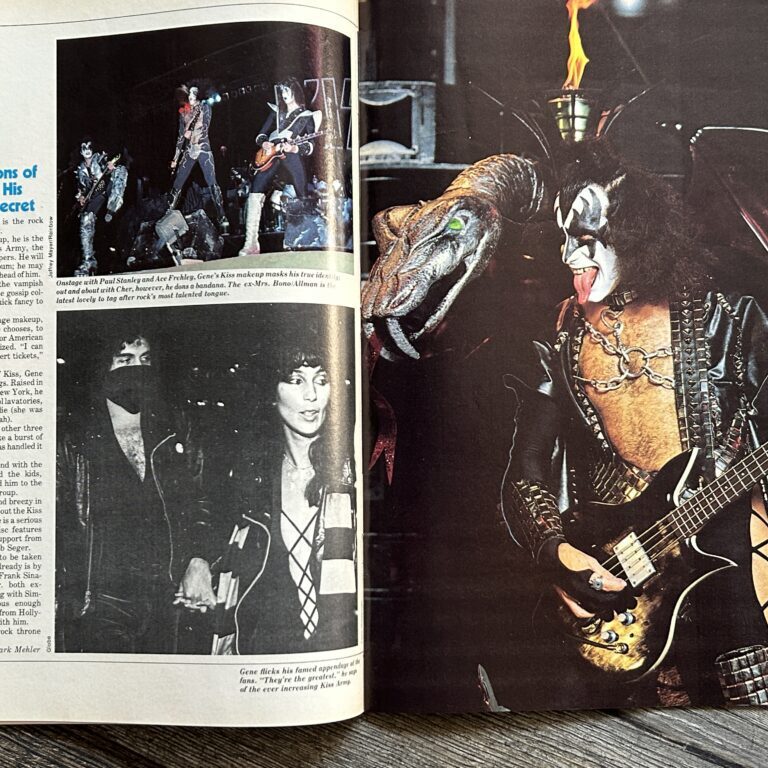 KISS Magazine CIRCUS Sep 1978 Vintage Kiss Aucoin Thin Lizzy Ronstadt Poster