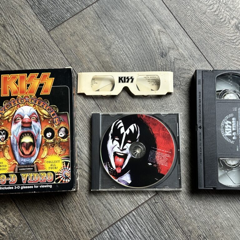 KISS VHS CD Set PSYCHO CIRCUS 3-D Video Ltd Ed w/ Glasses Gene Simmons