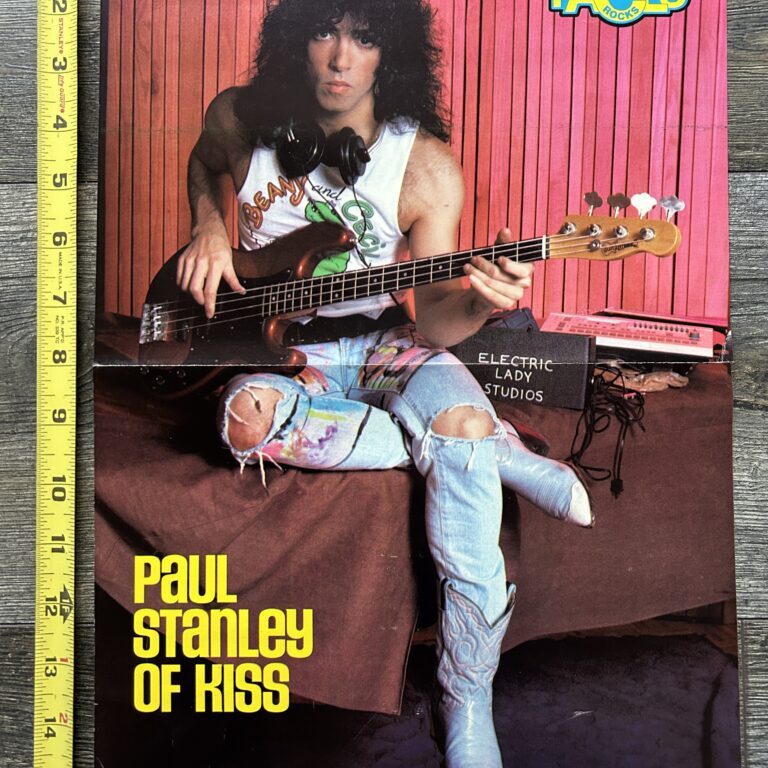 KISS Centerfold Poster Paul Stanley Electric Lady Studios