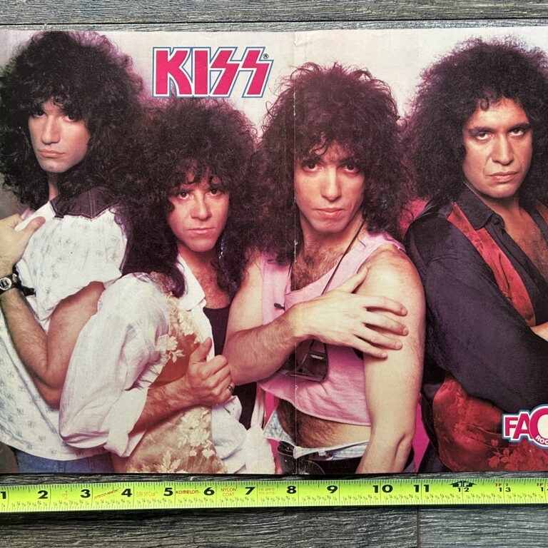 KISS Centerfold Poster Asylum Paul Stanley Eric Carr Gene Simmons Bruce Kulick