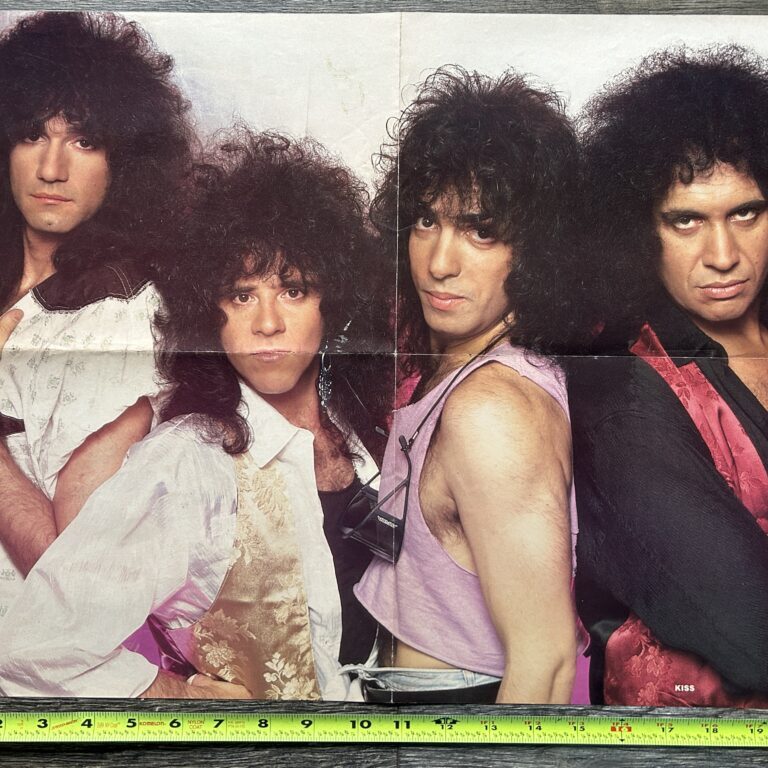 KISS Centerfold Poster Asylum Paul Stanley Eric Carr Gene Simmons Bruce Kulick