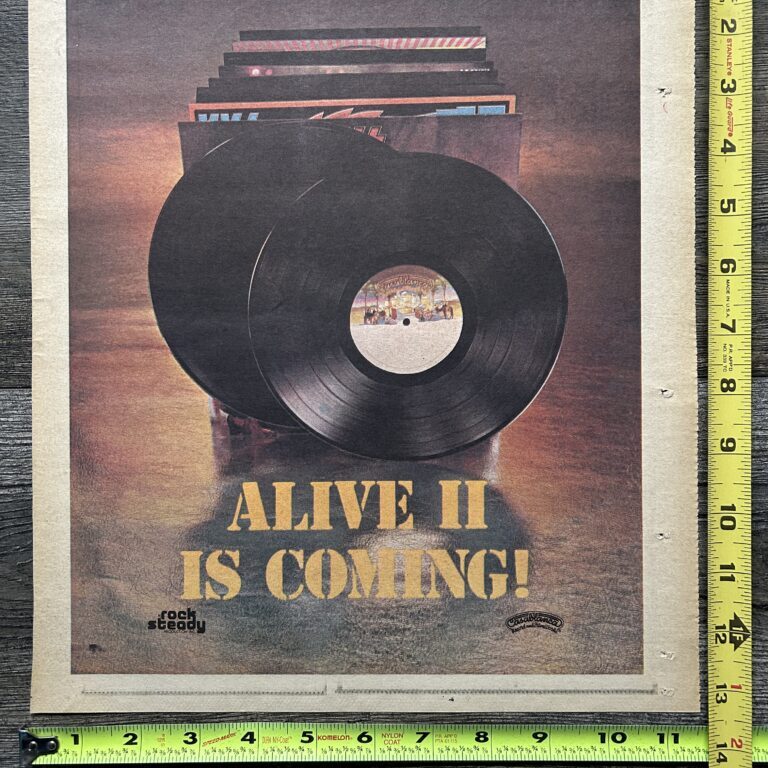 KISS Ad Advert ALIVE 2 Is Coming Teaser