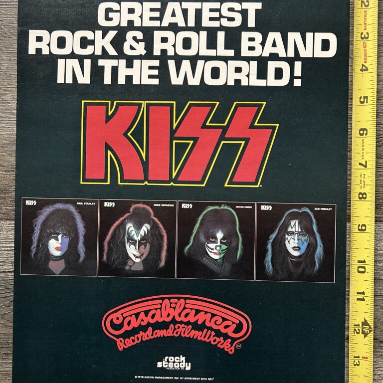 KISS Ad Advert 1978 Solo Albums