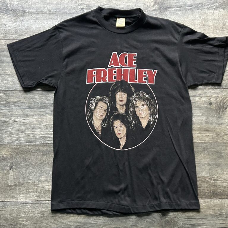 Vintage Kiss Concert Shirt Ace Frehley Frehley's Comet