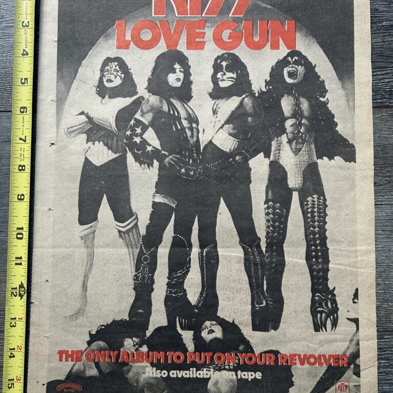 KISS Ad Advert Love Gun Album