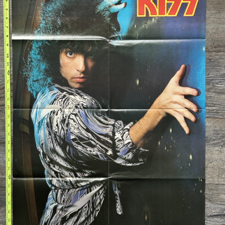 KISS Poster Centerfold Animalize Concert Tour Paul Stanley Vintage Kiss