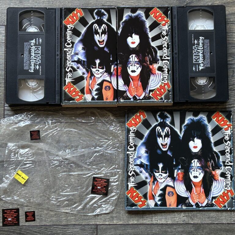 KISS VHS Video Tape THE SECOND COMING Double Video Set w/ Booklet