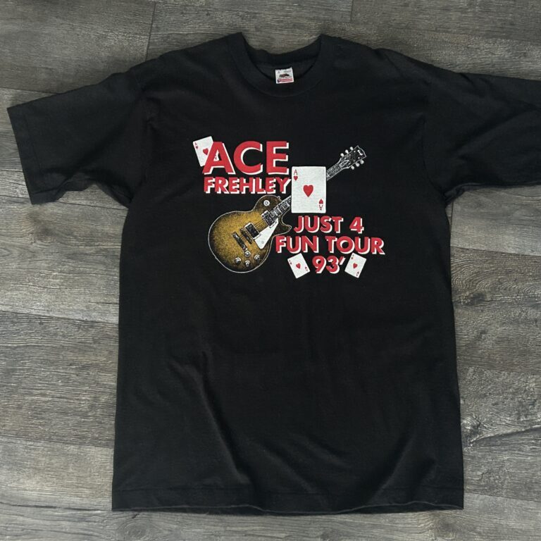 ACE FREHLEY Vintage Concert T-Shirt Just For Fun 1993 Tour