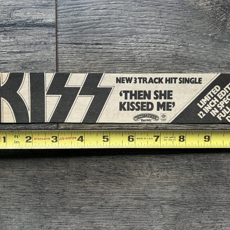 KISS Ad Advert Then She Kissed Me Single PYE UK