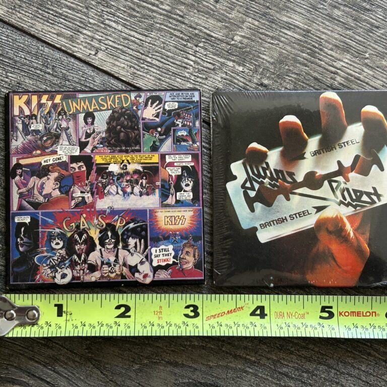 KISS Chu Bops Unmasked Mini Gum Vinyl Album 1980 Vintage Kiss Aucoin Memorabilia