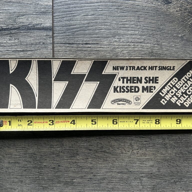 KISS Ad Advert Then She Kissed Me Single PYE UK