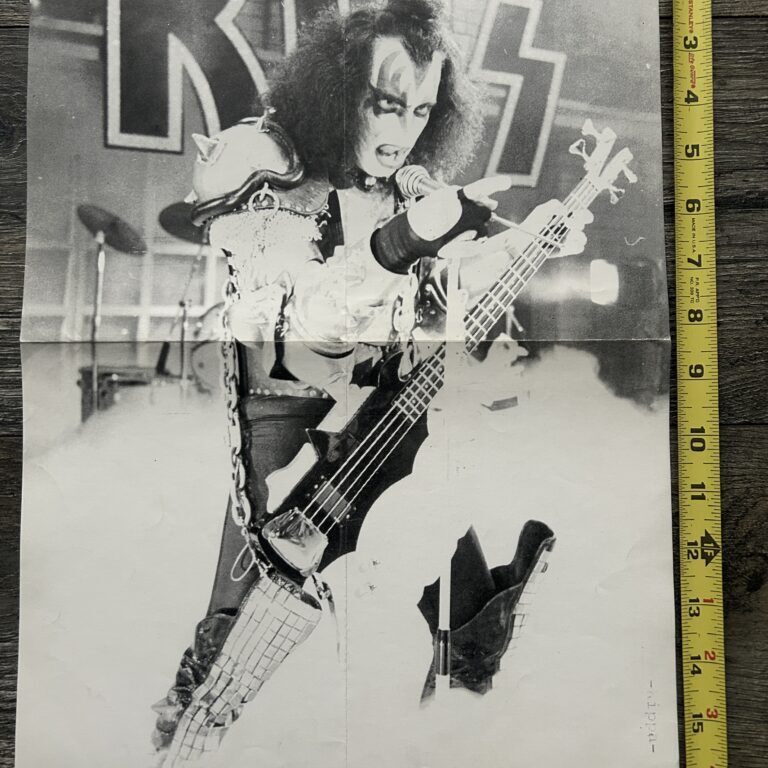 KISS Poster Mail Away Insert for Kiss Explosion Fanzine Creatures Of The Night Gene Simmons