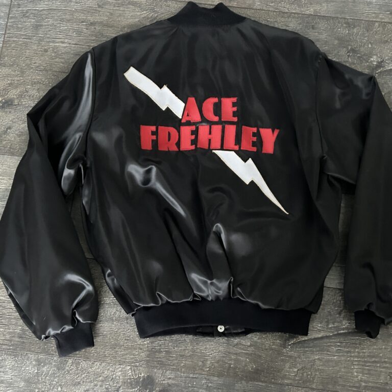 ACE FREHLEY Black Satin Jacket