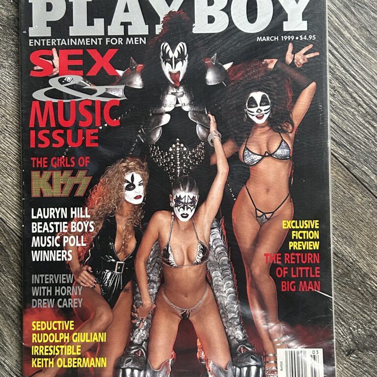 KISS Magazine Playboy March 1999 SEALED Girls Of Kiss Vintage Kiss Memorabilia A