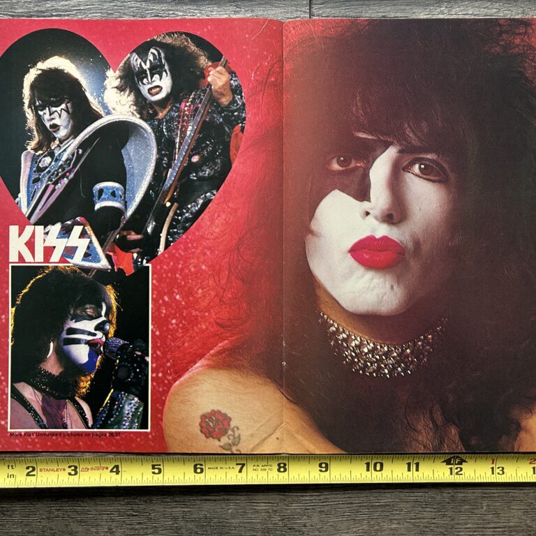 KISS Poster Centerfold Dynasty Paul Stanley Heart Australia Vintage Kiss Aucoin