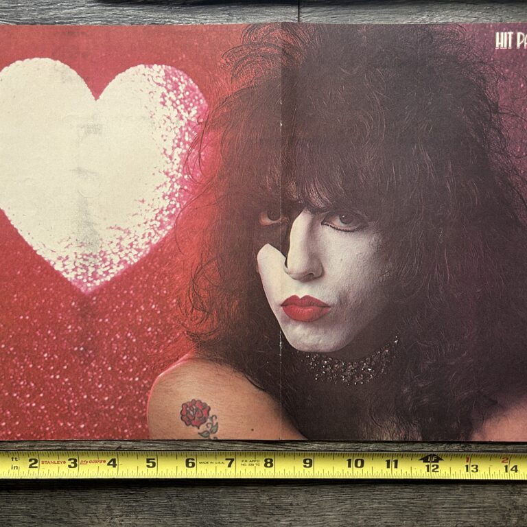 KISS Poster Centerfold Dynasty Paul Stanley Heart Vintage Kiss Aucoin 11x16