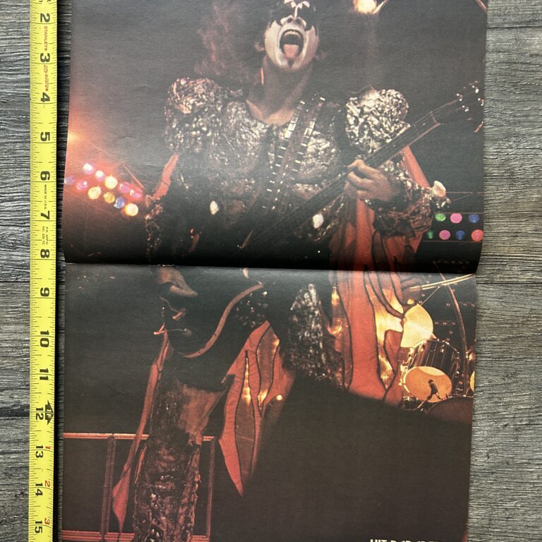 KISS Poster Centerfold Dynasty Concert Tour GENE SIMMONS Vintage Kiss Aucoin