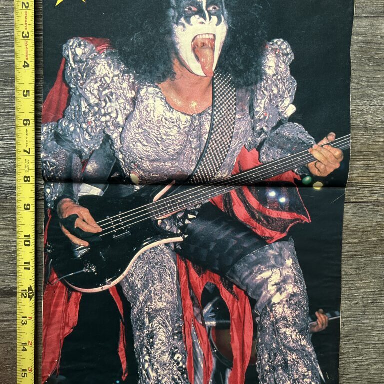 KISS Poster Centerfold Dynasty Tour GENE SIMMONS Popbiz Vintage Kiss Aucoin