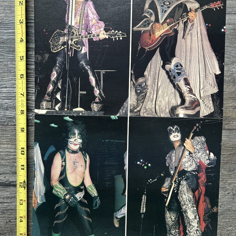 KISS Poster Centerfold Dynasty Concert Tour Band Collage Vintage Kiss Aucoin