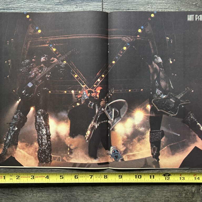 KISS Poster Centerfold Dynasty Concert Tour Gene Ace Paul Vintage Kiss Aucoin