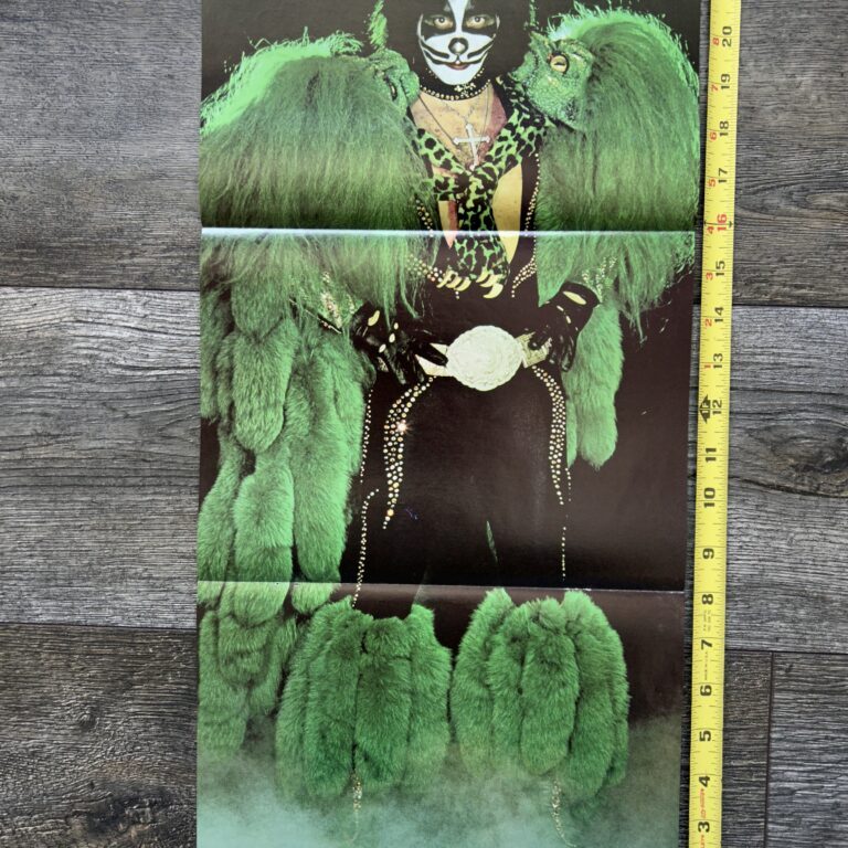 KISS Poster Centerfold Dynasty Tour Peter Criss 16 Magazine Vintage Kiss Aucoin