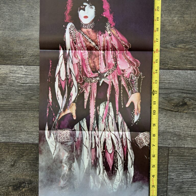 KISS Poster Centerfold Dynasty Tour Paul Stanley 16 Magazine Vintage Kiss Aucoin