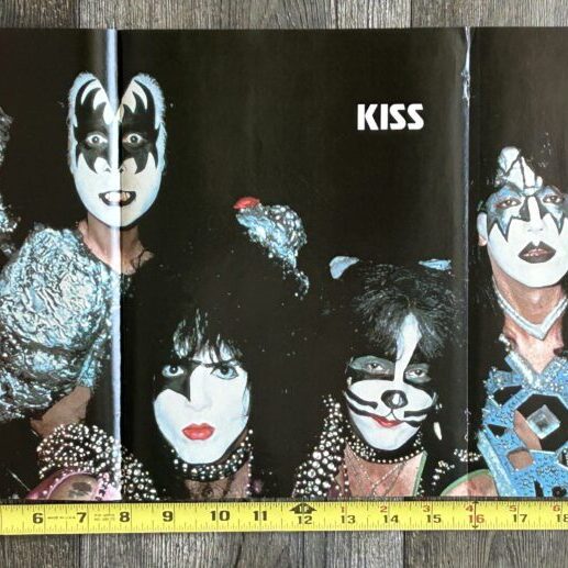 KISS Poster Centerfold Dynasty Group Classic Pose Vintage Kiss Aucoin 11x23