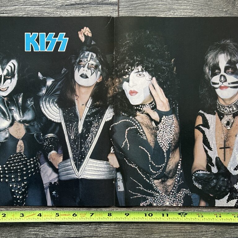 KISS Poster Centerfold Destroyer Era Group Pose Vintage Kiss Aucoin 11x16