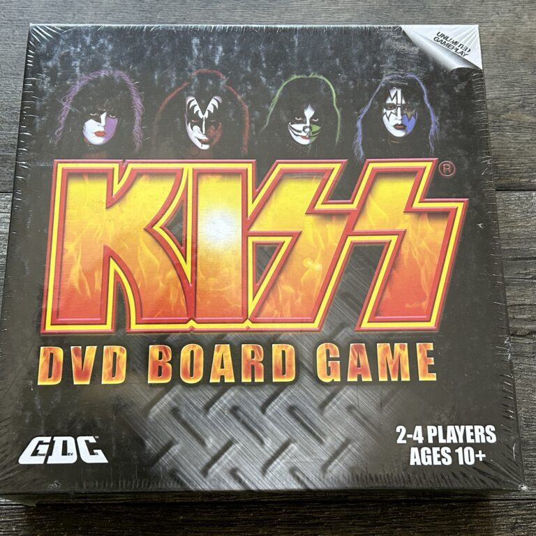 KISS DVD Board Game 2008 SEALED Gene Simmons Ace Frehley Peter Paul Stanley