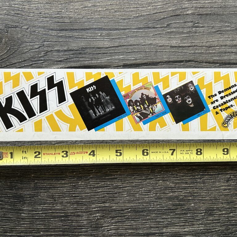 KISS Ad Advert Dressed To Kill Album Demons Of Rock Vintage Kiss Aucoin 3x10