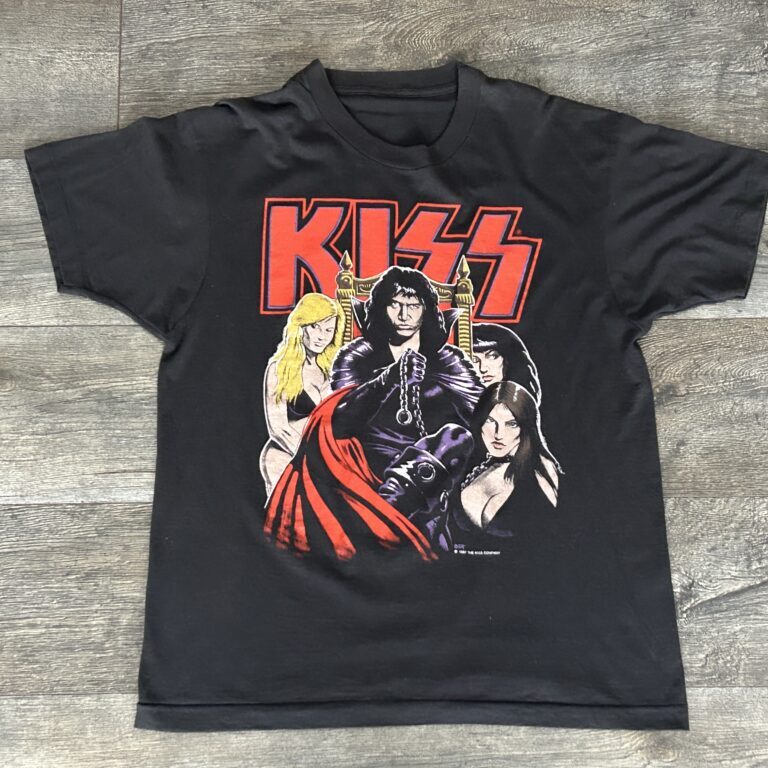 KISS vintage Concert T-Shirt Crazy Nights Tour Gene Simmons UNWORN Vintage Kiss