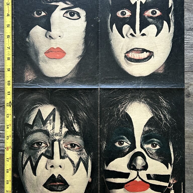 KISS Poster Centerfold Dynasty Album Cover Bravo Vintage Kiss Aucoin 15x21