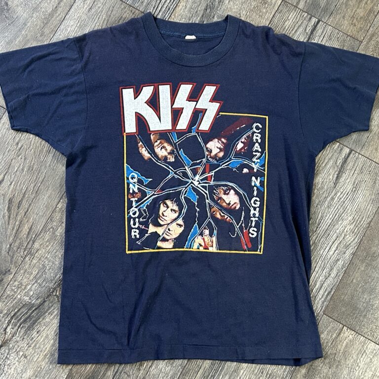 Kiss Vintage Concert T-Shirt Crazy Nights Tour New Hampshire 1988 Vintage Kiss