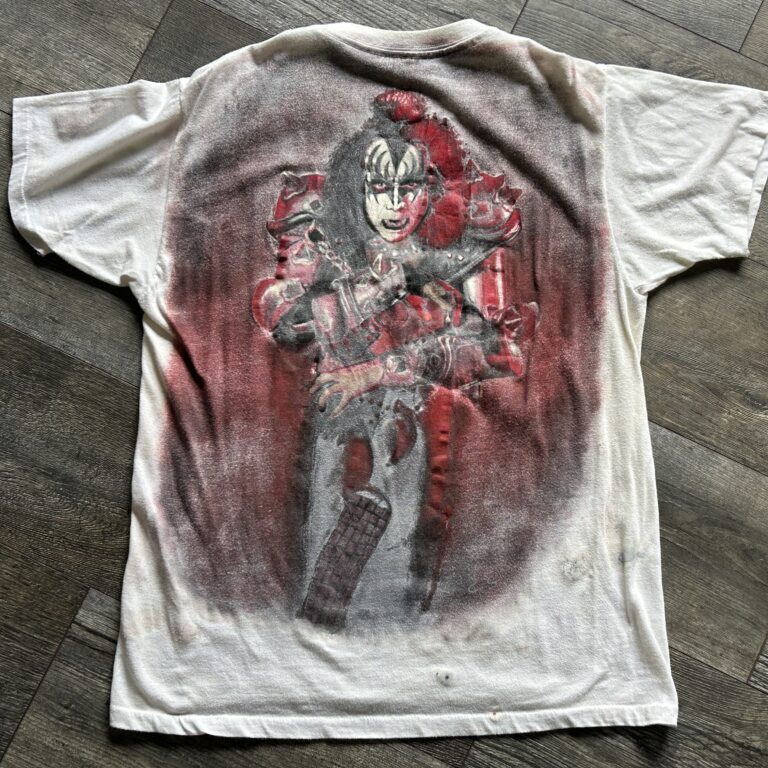 Kiss Vintage T-Shirt GENE SIMMONS Creatures Of The Night Fan Art Vintage Kiss