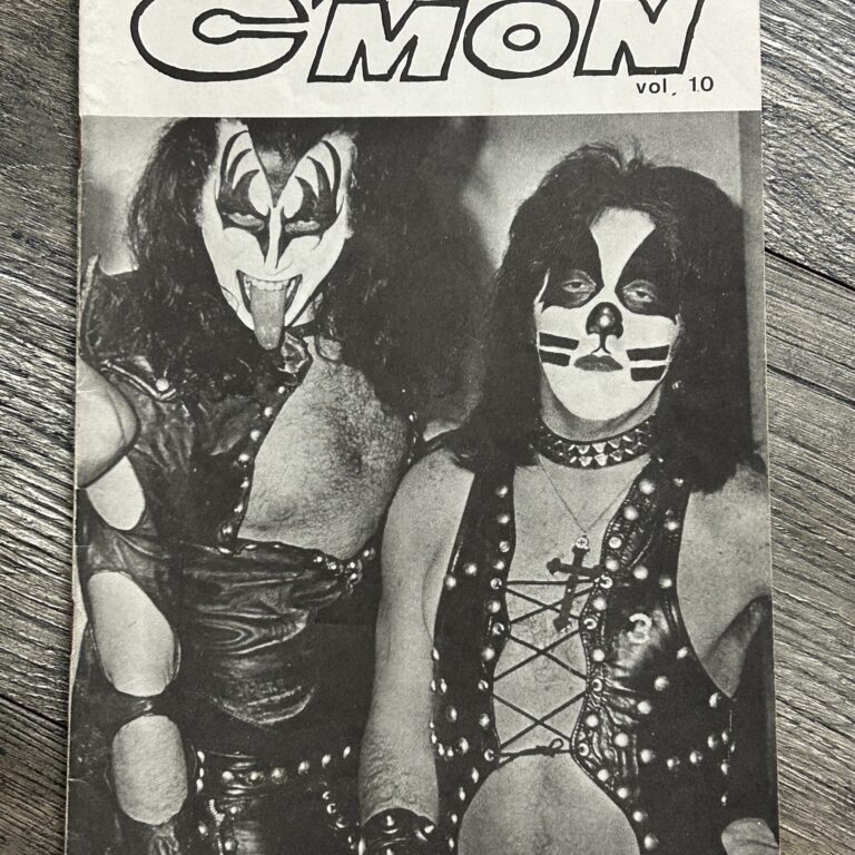 KISS Fanzine Magazine C'Mon #10 Feb 1977 Japan Japanese Vintage Kiss Aucoin