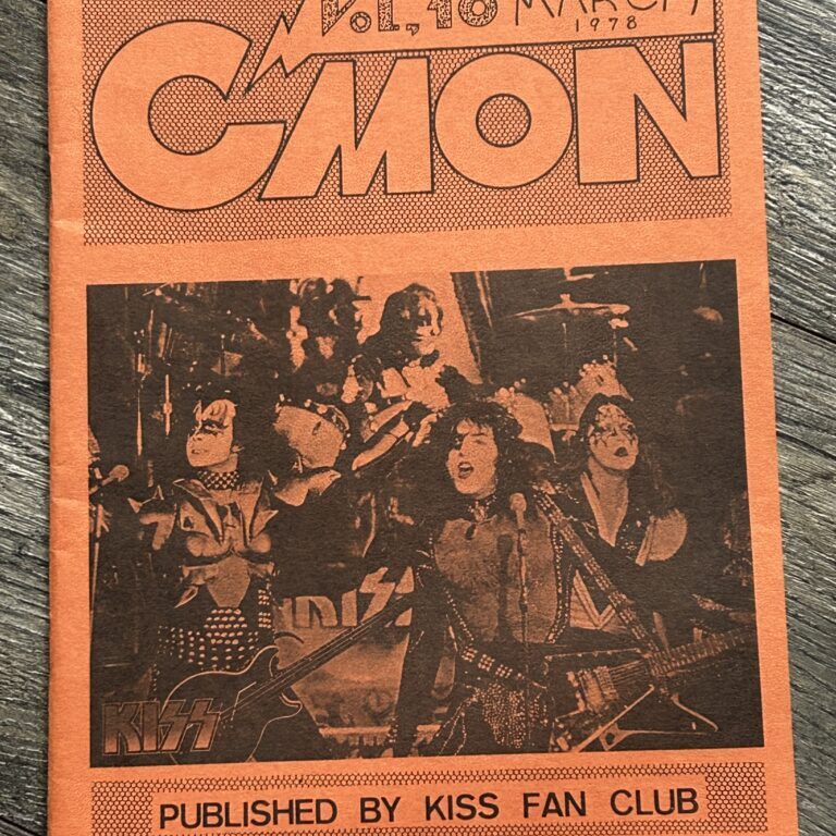 KISS Fanzine Magazine C'Mon #16 March 1978 Japan Japanese Vintage Kiss Aucoin