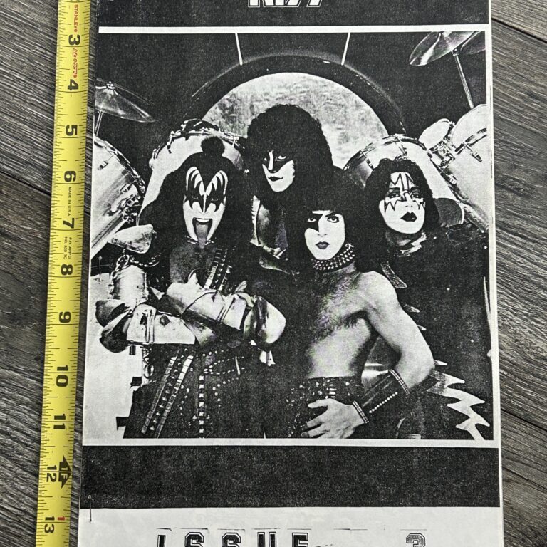 KISS Fanzine Magazine The Oath 3 1983 Creatures Of The Night Canada Vintage Kiss