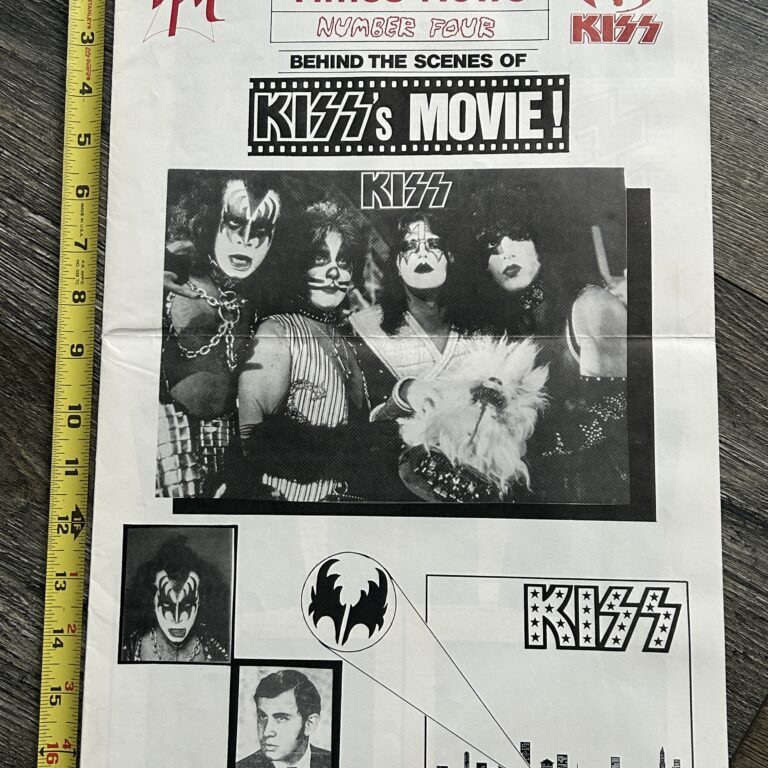 KISS Fanzine Magazine Spit KISSin Times News #4 Dec 1994 Oversize Vintage Kiss