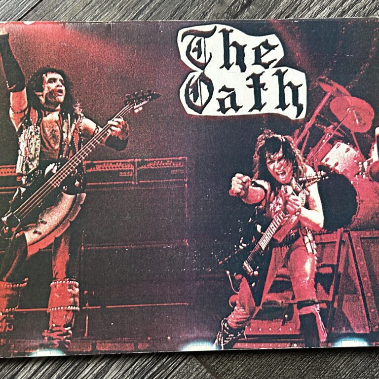 KISS Fanzine Magazine The Oath 1984 Lick It Up Concert Tour Canada Vintage Kiss