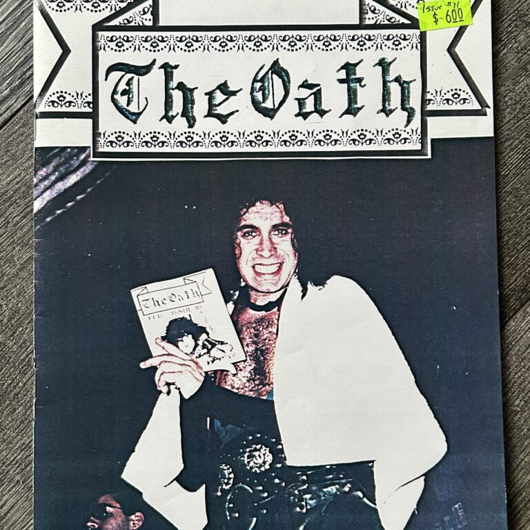 KISS Fanzine Magazine The Oath #11 1984 Lick It Up Gene Canada Vintage Kiss