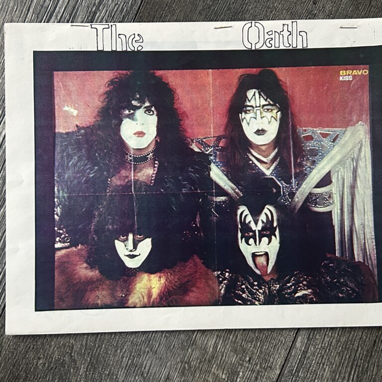 KISS Fanzine Magazine The Oath #2 1982 Music From The Elder Canada Vintage Kiss