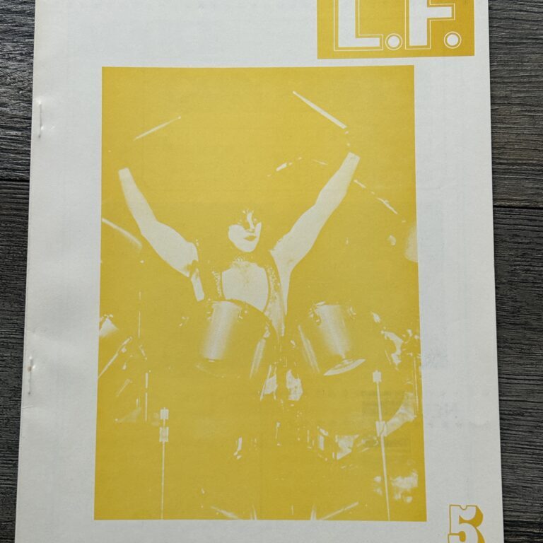 KISS Fanzine Magazine LF Vol 5 1981 Unmasked Japan Japanese Vintage Kiss Aucoin