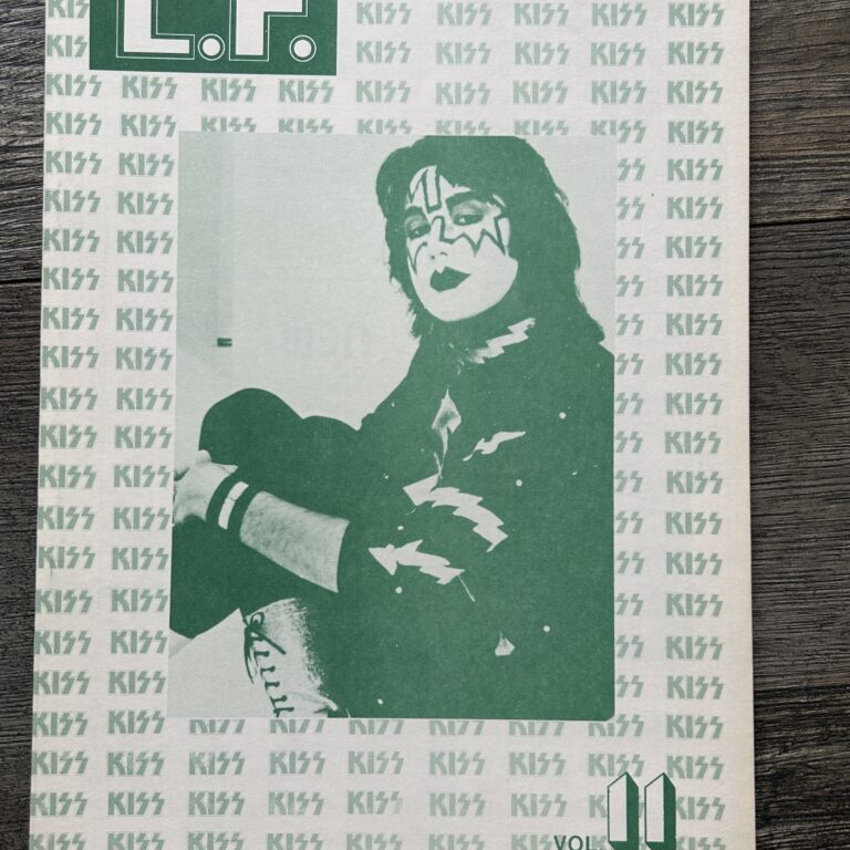 KISS Fanzine Magazine LF Vol 11 Sep 1982 Ace Frehley Japan Japanese Vintage Kiss