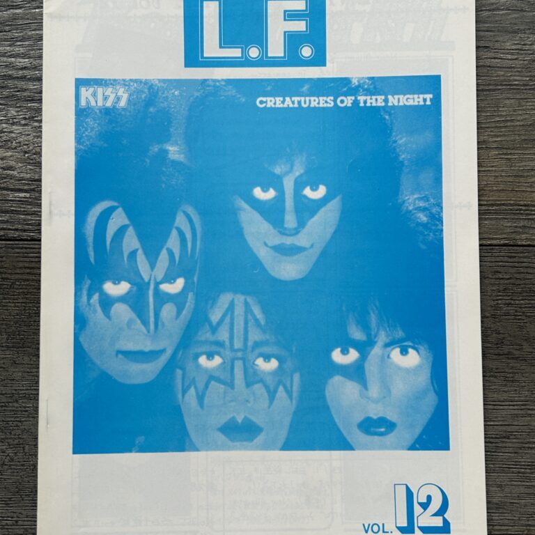 KISS Fanzine Magazine LF Vol 12 1982 Creatures Night Japan Japanese Vintage Kiss