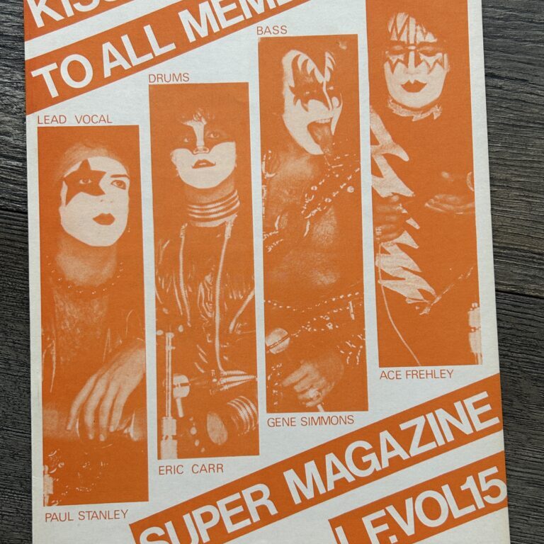 KISS Fanzine Magazine LF Vol 15 1983 Creatures Night Japan Japanese Vintage Kiss