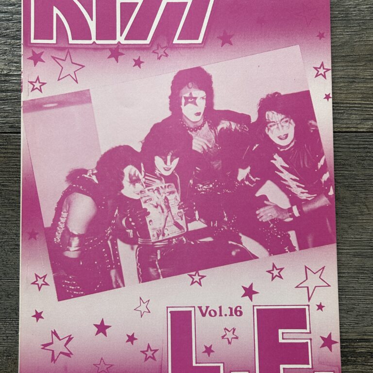 KISS Fanzine Magazine LF Vol 16 1983 Creatures Night Japan Japanese Vintage Kiss