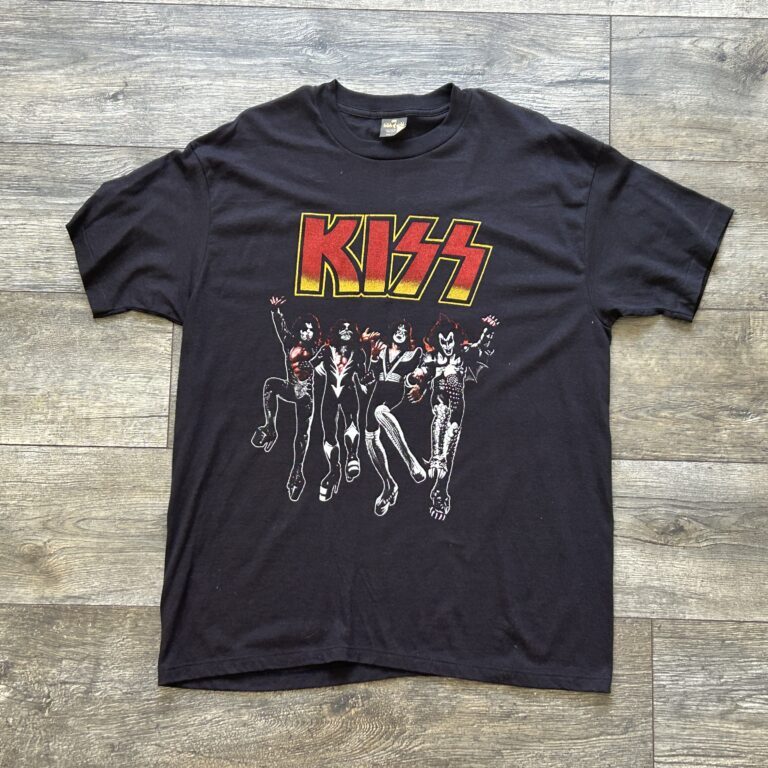 Kiss Vintage T-Shirt Destroyer Unmasked XL 1980's Vintage Kiss Memorabilia